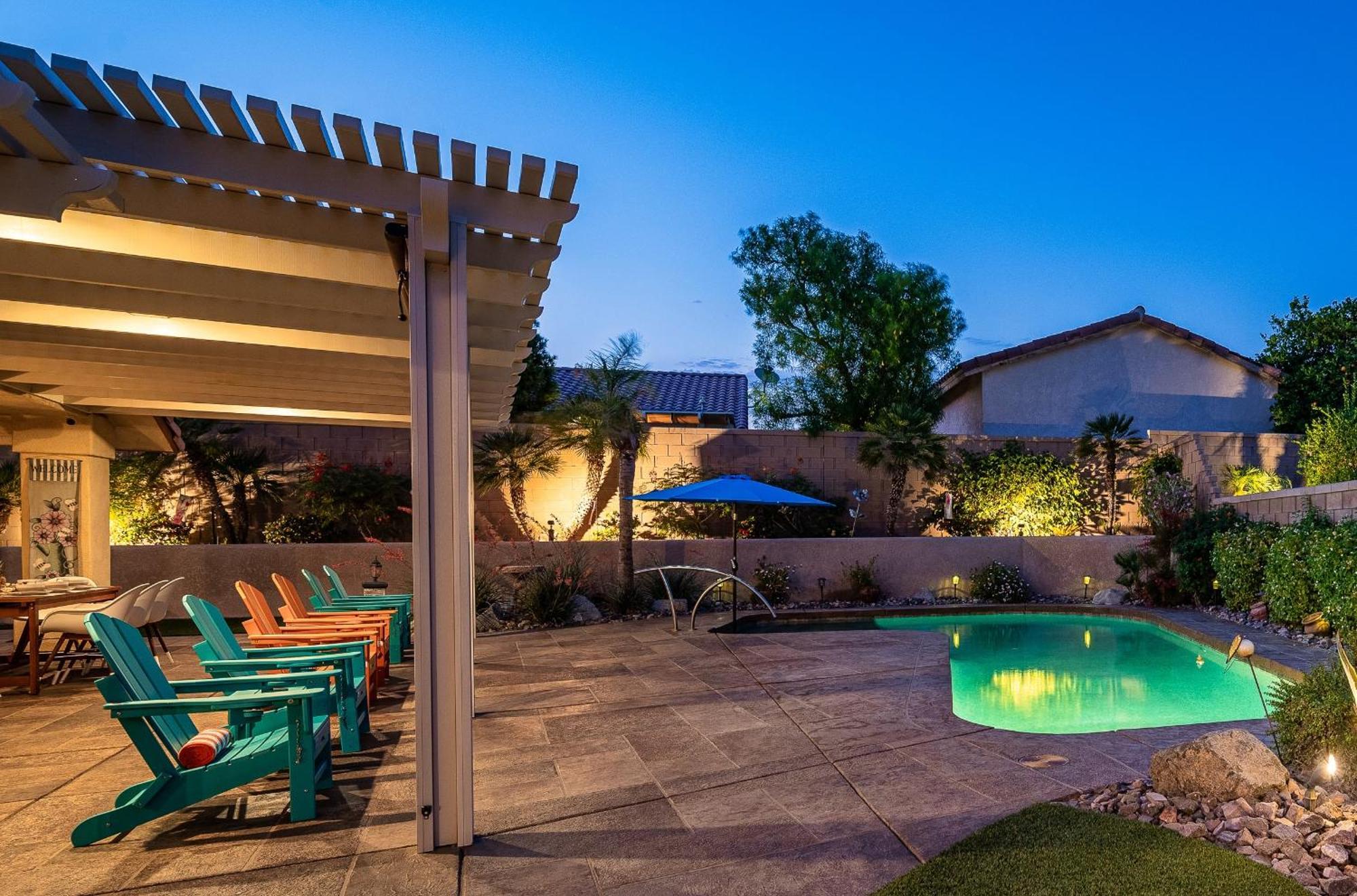 Coachella Chill: Luxury 4Br/4King Paradise Retreat Indio Exterior foto